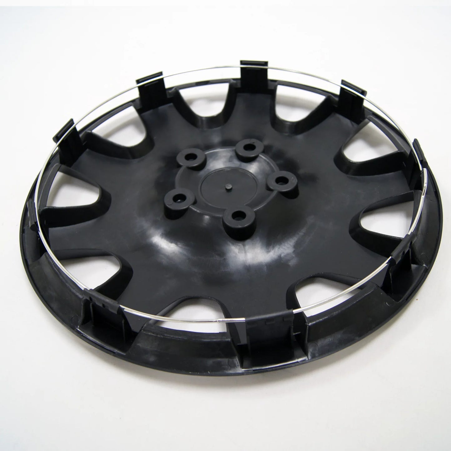 TuningPros WSC-126B15 Set of 4 Matte Black Hubcaps 15" - Hub Caps Wheel Skin Cover 15 inches 4 Pcs Set