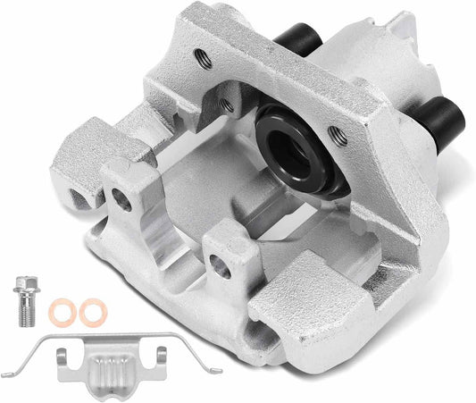 A-Premium Disc Brake Caliper Assembly with Bracket Compatible with Select BMW Models - 525i 04-07, 525xi 06-07, 528i 08-10, 528i xDrive 09-10, 530i 04-07, 530xi 06-07 - Rear Right Passenger Side