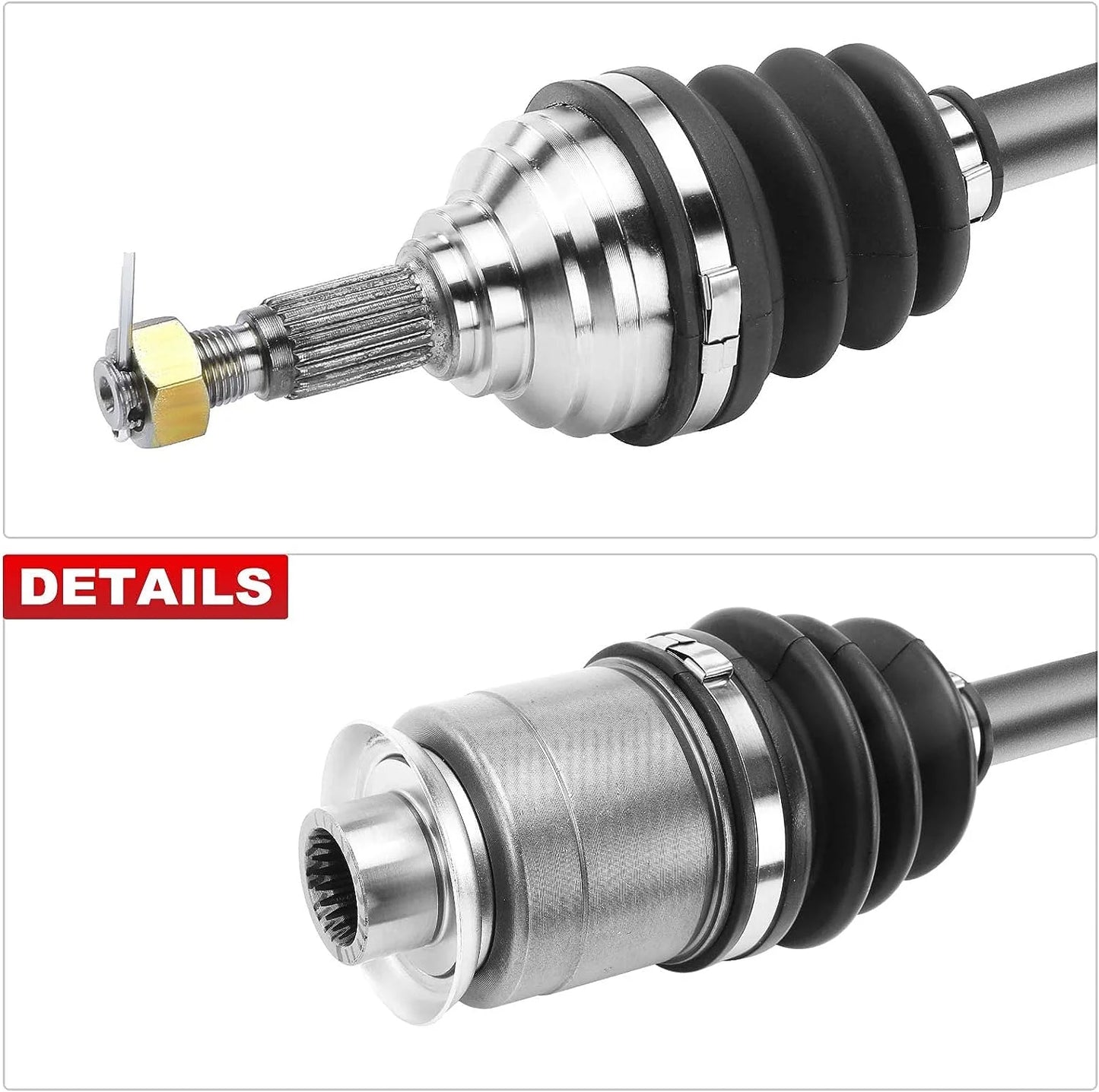 A-Premium CV Axle Shaft Assembly Compatible with Arctic Cat 250 2x4/4x4, 300 2x4/4x4/4x4 MRP, 1999-2004, Rear Left or Right, Replace# 1402-002, 1502-531